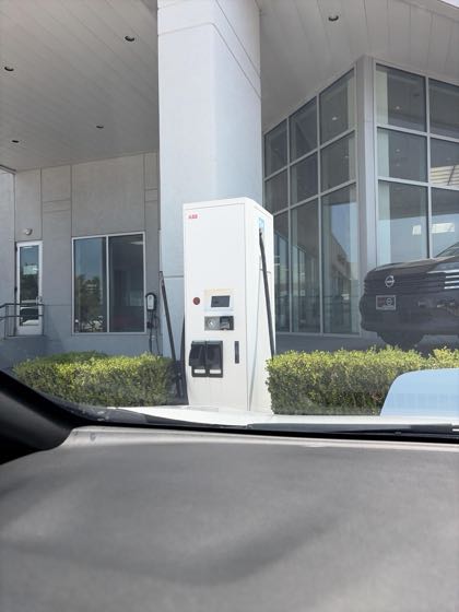 EV charger at Baker Nissan North