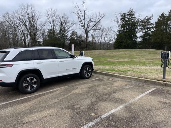 EV charger at Eagle Ridge Conference Center