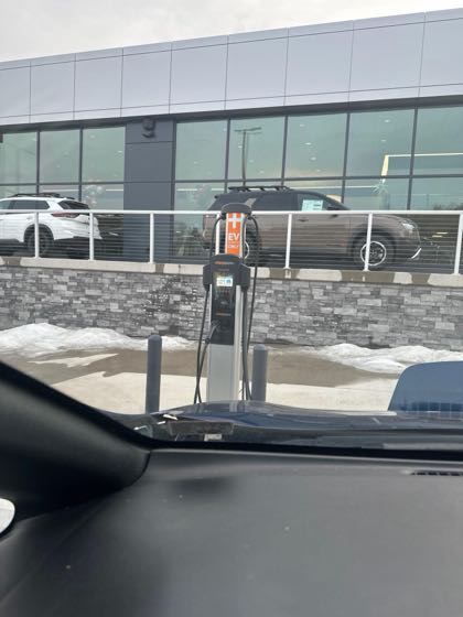 EV charger at W&L Nissan
