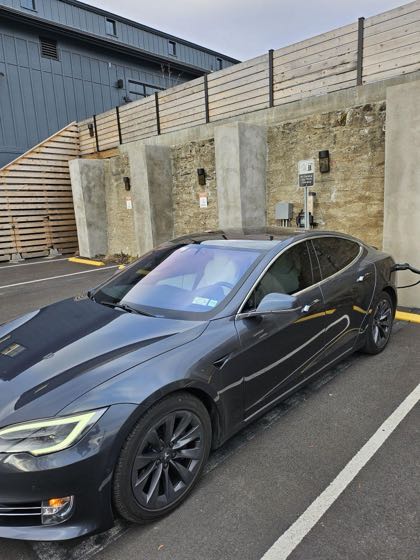 EV charger at Union Street Brewing