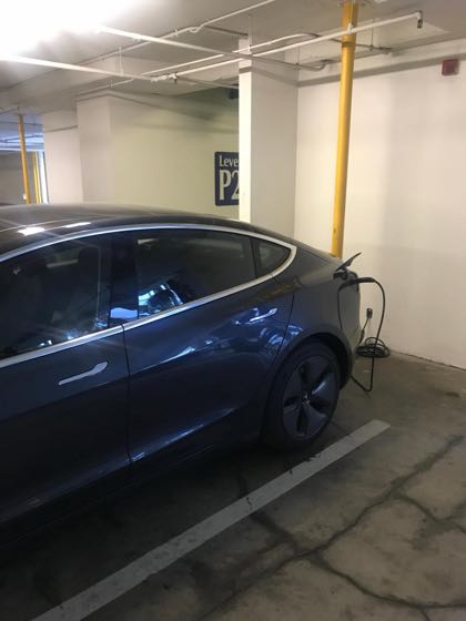EV charger at Hilton Anaheim 