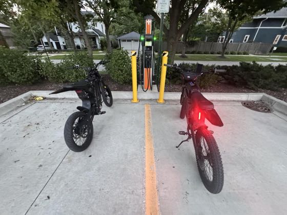 EV charger at 864 Pine St Parking
