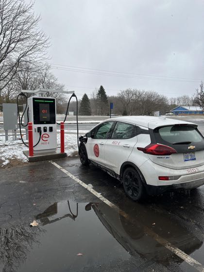 EV charger at Weathervane Mall