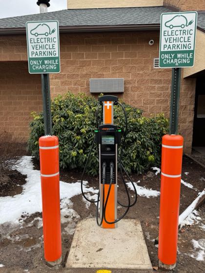 EV charger at Comfort Inn Pocono Lakes Region