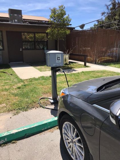 EV charger at Lake Casitas Recreation Area