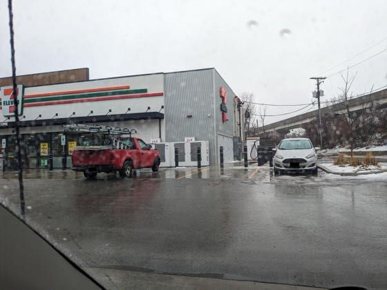 EV charger at 7-Eleven Chicago