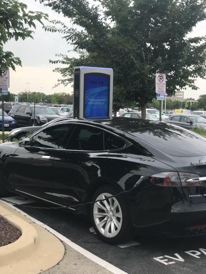 EV charger at Yorktown Center - East Mall Entrance
