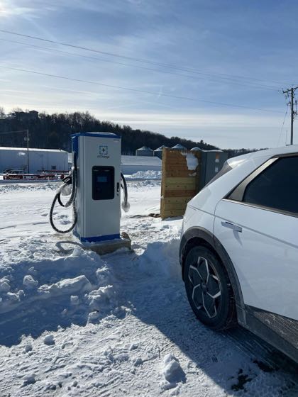EV charger at Browns Buick Chevrolet