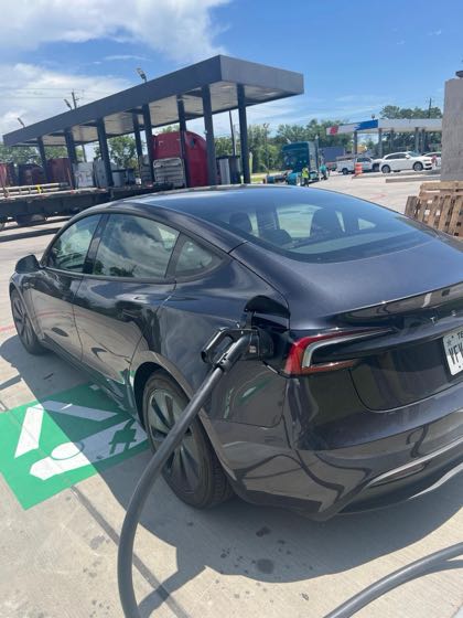 EV charger at Express Truck Stop