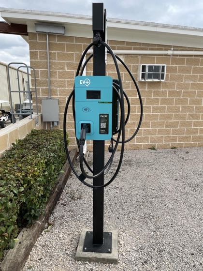 EV charger at Carter Creek Winery Resort