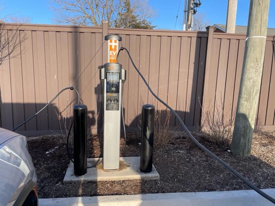 EV charger at Village of Huntley Downtown