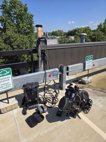 EV charger at 99 Seaview Blvd Building