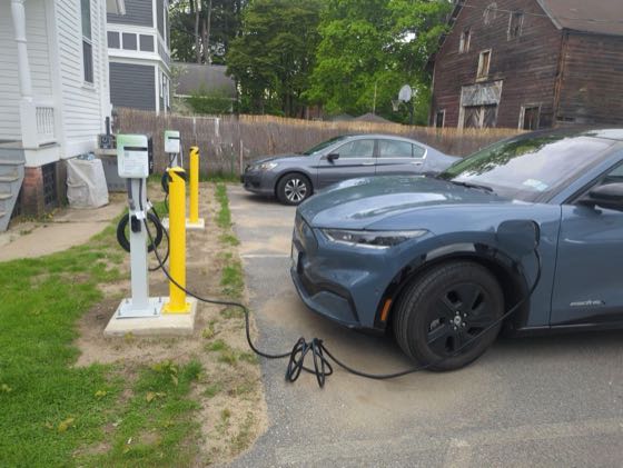 EV charger at Green Springs Capital