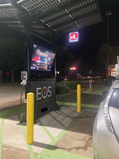 EV charger at Bear Creek Shell