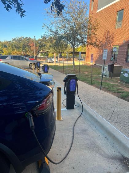 EV charger at Varia at Highland Village