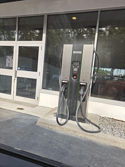 EV charger at Della Buick GMC Cadillac of Queensbury