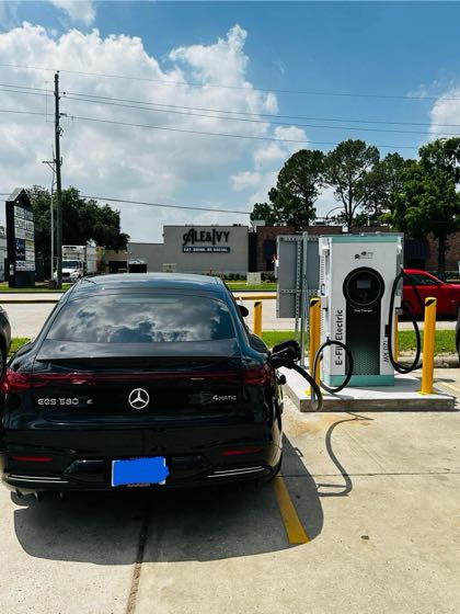 EV charger at Picasso Shopping Center