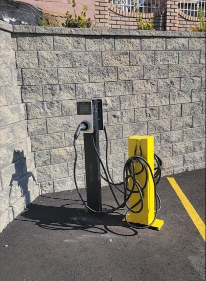 EV charger at Food Depot Supermarkets