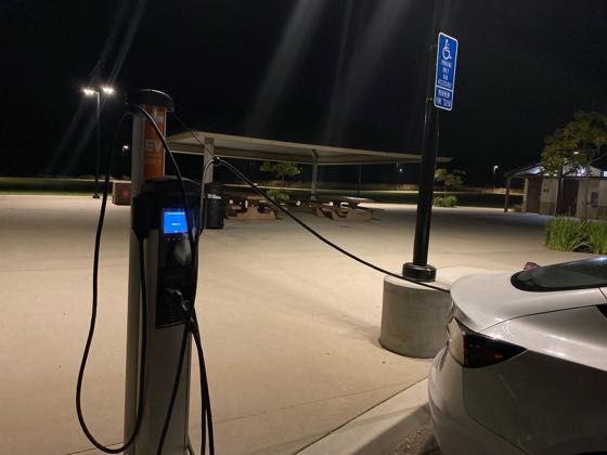 EV charger at Weston Park