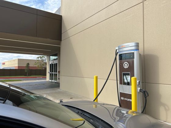 EV charger at Round Rock Hyundai