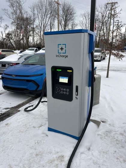 EV charger at Gates Chevrolet