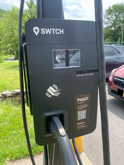 EV charger at 54 B Scott Clark Dr Parking