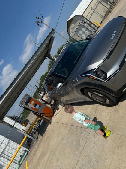EV charger at Aztec Chevrolet GMC