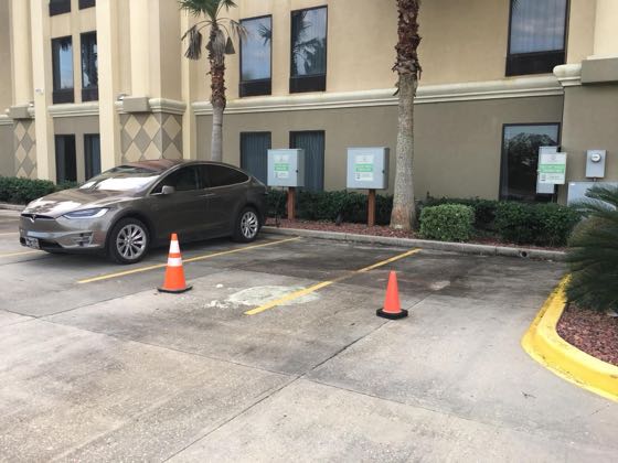 EV charger at Best Western Plus Houma