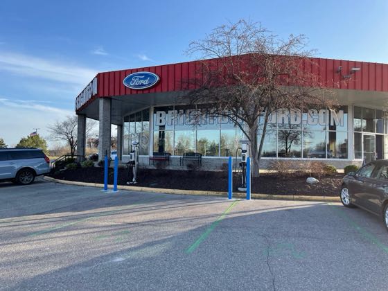 EV charger at Brighton Ford