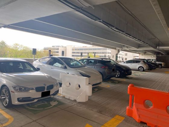 EV charger at 140 E Ridgewood Ave Parking