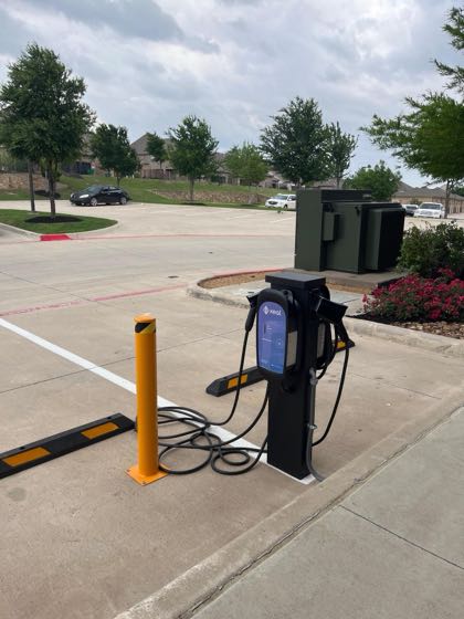 EV charger at Cyan Craig Ranch
