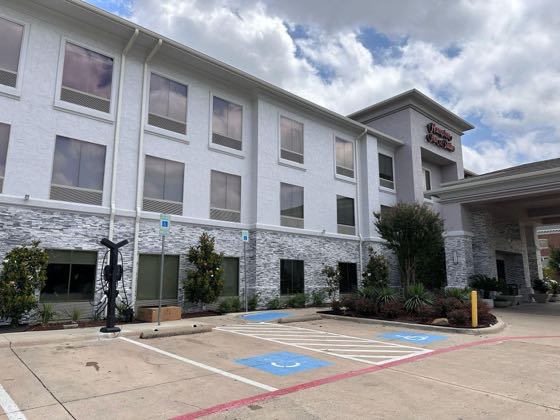 EV charger at Hampton Inn & Suites Denton