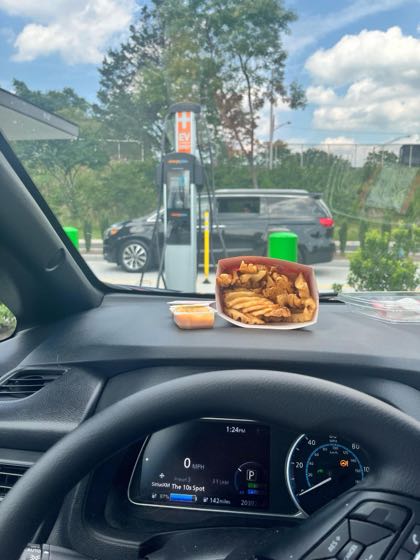 EV charger at Chick-fil-A