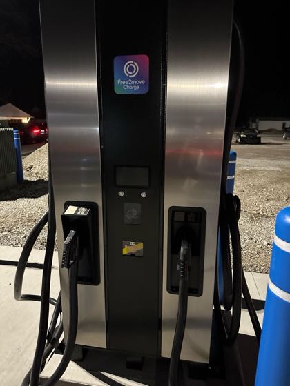 EV charger at J & K Mitchell Chevrolet Dodge Ram Jeep
