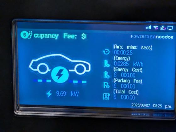 EV charger at Best Western Plus, Taft, CA