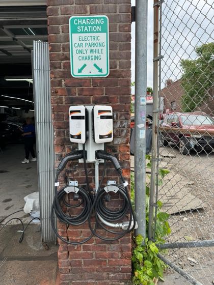 EV charger at G&R Auto Services