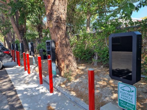 EV charger at Bishop Best Western Lodge
