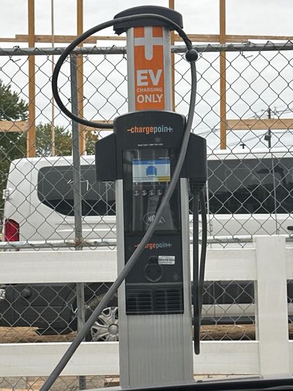 EV charger at Safelite Auto Glass