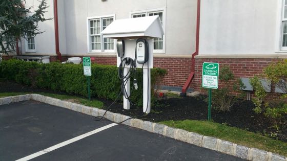 EV charger at Normandy Farm Hotel & Conference Center