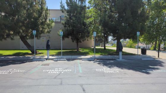 EV charger at La Mirada Community Gymnasium