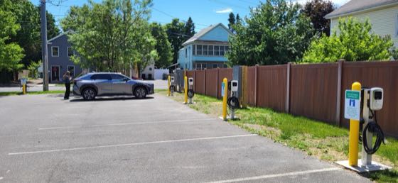 EV charger at Tilley Lofts