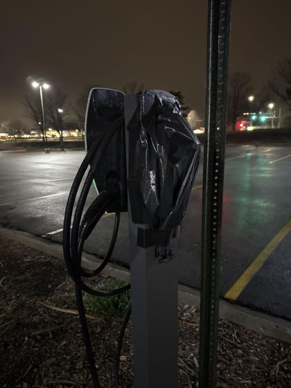 EV charger at Wheaton Park District Community Center