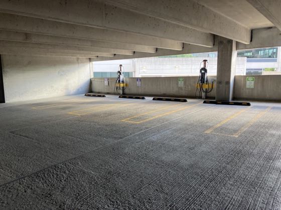 EV charger at Finley Point