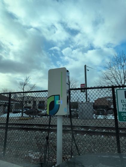 EV charger at 15 S Main St Parking Lot