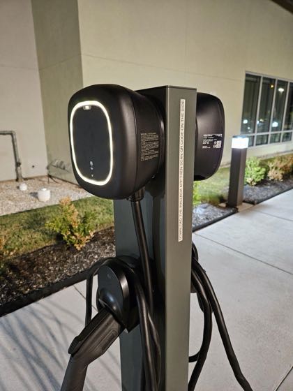 EV charger at TownePlace Suites by Marriott