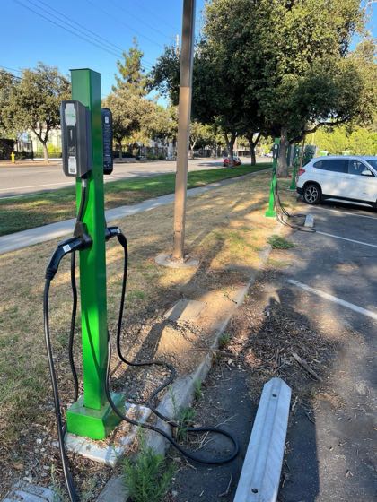 EV charger at Victory Park