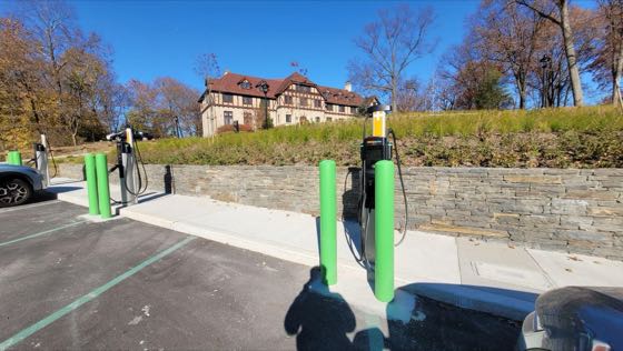 EV charger at The Heartwood