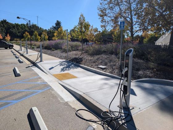 EV charger at Thousand Oaks Grant R. Brimhall