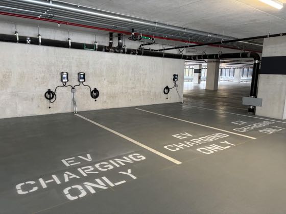 EV charger at UCSD - La Jolla Innovation Center 8980