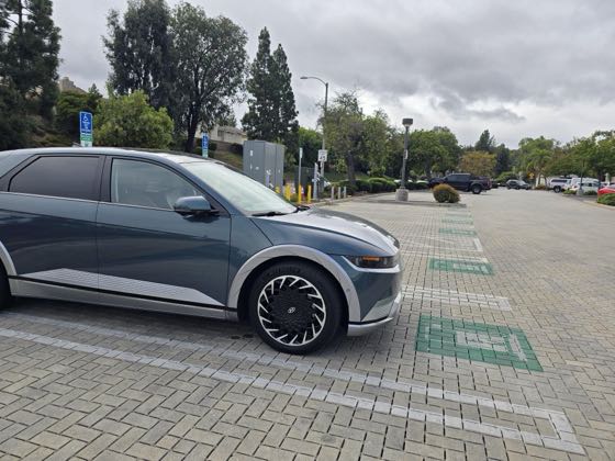 EV charger at Newbury Park Library